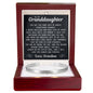 Engraved Cuff Bracelet - To My Granddaughter "I Will Love You Always and Forever"