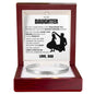 Cuff Bracelet Engraved - To My Daughter "Chase Your Dreams"