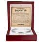 Cuff Bracelet Engraved - To My Bonus Daughter "Always Keep Me In Your Heart"