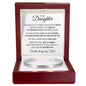 Cuff Bracelet Engraved - To My Daughter "Never Give Up. I Believe In You"