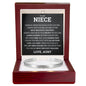 Cuff Bracelet Engraved - To My Niece "Always Keep Me In Your Heart For You Are Always In Mine"