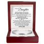 Cuff Bracelet Engraved - To My Daughter "You Are Brave, Capable, and Stronger Than You May Realize"
