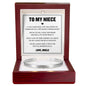 Cuff Bracelet Engraved - To My Niece "You Will Always Carry A Piece of Me"