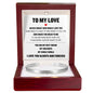 Cuff Bracelet Engraved - To My Love "You Are My Best Friend, My Soulmate, My Whole World"