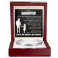 Cuff Bracelet Engraved - To My Daughter "The Most Beautiful Blessing Of My Life"
