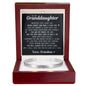 Engraved Cuff Bracelet - To My Granddaughter "You Are My Pride"