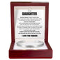 Cuff Bracelet Engraved - To My Daughter "Never Forget That I Love You"