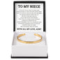 Cuff Bracelet Engraved - To My Niece "The Sky is The Limit For You"