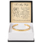 Cuff Bracelet Engraved - To My Wife "I'd Choose You"