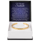 Cuff Bracelet Engraved - To My Beautiful Wife "The Day I Met You, My Life Changed Forever"