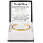 Cuff Bracelet Engraved - To My Niece "You Are Loved Beyond Measure"
