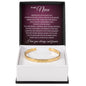 Cuff Bracelet Engraved - To My Niece "Remember That I'm With You in Spirit"