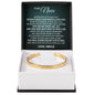 Cuff Bracelet Engraved - To My Niece "You Are My Pride, My Joy, and The Very Best Part of Who I Am"