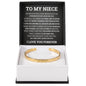 Cuff Bracelet Engraved - To My Niece "I'm Always With You"