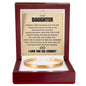 Cuff Bracelet Engraved - To My Daughter "You Are My Most Precious Treasure"