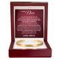 Cuff Bracelet Engraved - To My Niece "You Gave My World Meaning and My Heart a Purpose"