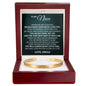 Cuff Bracelet Engraved - To My Niece "You Are My Pride, My Joy, and The Very Best Part of Who I Am"