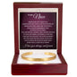 Cuff Bracelet Engraved - To My Niece "Remember That I'm With You in Spirit"