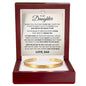 Cuff Bracelet Engraved - To My Daughter "Be Kind to Yourself"