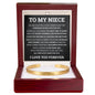 Cuff Bracelet Engraved - To My Niece "I'm Always With You"