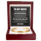 Cuff Bracelet Engraved - To My Niece "Just Take The Next Small Step"
