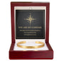 Cuff Bracelet Engraved - "You Are My Compass"