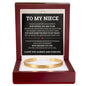 Cuff Bracelet Engraved - To My Niece "Follow Your Dreams, Believe In Yourself"
