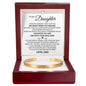 Cuff Bracelet Engraved - To My Daughter "You Are Brave, Capable, and Stronger Than You May Realize"