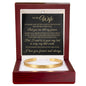 Cuff Bracelet Engraved - To My Wife "You Are Still My Forever"