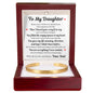 Cuff Bracelet Engraved - To My Daughter "You Are Everything I Ever Needed"
