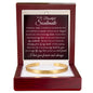 Cuff Bracelet Engraved - To My Beautiful Soulmate "I Have Found My Home"