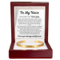 Cuff Bracelet Engraved - To My Niece "Learn To Love Yourself"