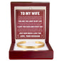 Cuff Bracelet Engraved - To My Wife "I Love You Each and Everyday"