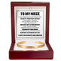 Cuff Bracelet Engraved - To My Niece "Straighten Your Crown"