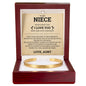 Cuff Bracelet Engraved - To My Niece "Believe In Yourself As Much As I Believe In You"