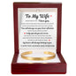 To My Wife "My Heart Will Always Belong to You" Engraved Cuff Bracelet