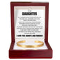Cuff Bracelet Engraved - To My Daughter "You Bring Happiness Into My Life"
