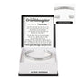 Engraved Cuff Bracelet - To My Granddaughter "Life Blessed Me With The Gift of You"