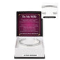 Cuff Bracelet Engraved - To My Wife "I Love You More Than Words Could Ever Express"