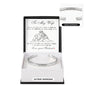 Cuff Bracelet Engraved - To My Wife "I Just Need To Say I Love You"