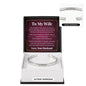 Cuff Bracelet Engraved - To My Wife "I Can't Imagine My Life Without You"
