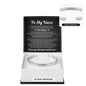 Cuff Bracelet Engraved - To My Niece "I Loved You"