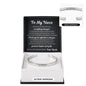 Cuff Bracelet Engraved - To My Niece "I'll Always Be Right There with You"