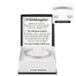 Engraved Cuff Bracelet - To My Granddaughter "I'm With You In Spirit"
