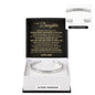 Cuff Bracelet Engraved - To My Daughter "Never Forget How Much I Love You"
