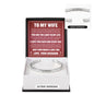 Cuff Bracelet Engraved - To My Wife "I Love You Each and Everyday"