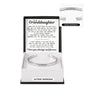 Engraved Cuff Bracelet - To My Granddaughter "You Are Never Truly Alone"