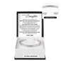 Cuff Bracelet Engraved - To My Daughter "Keep My Love Close In Your Heart"