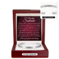 Cuff Bracelet Engraved - To My Beautiful Soulmate "I Have Found My Home"