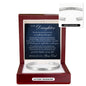 Cuff Bracelet Engraved - To My Daughter "I'll Always Be Right There With You"